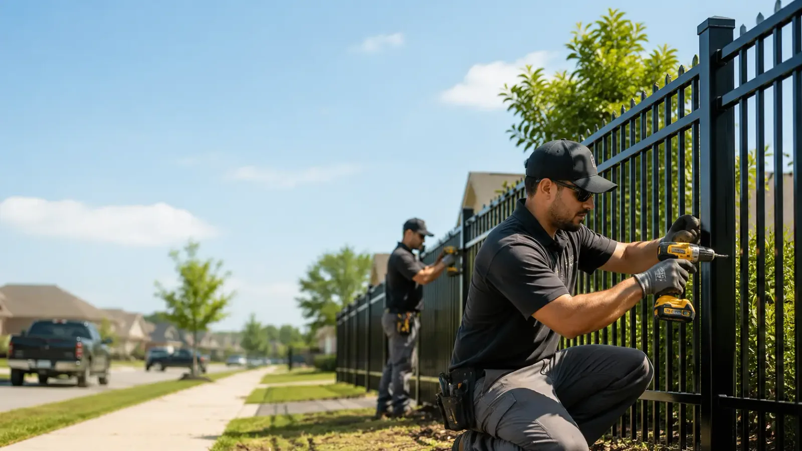 Metal Fence Installation in Brashear, TX